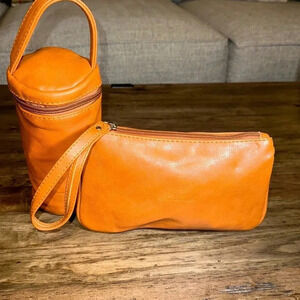 La Mare Collection Accessories 2 Pc Bundle Baby Bottle Holder/Zipper Bag